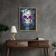 Diamond Painting Bloem Vlinder Schedel - SEOS Shop ®