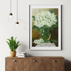 Diamond Painting Bloemen en vlinder - SEOS Shop ®