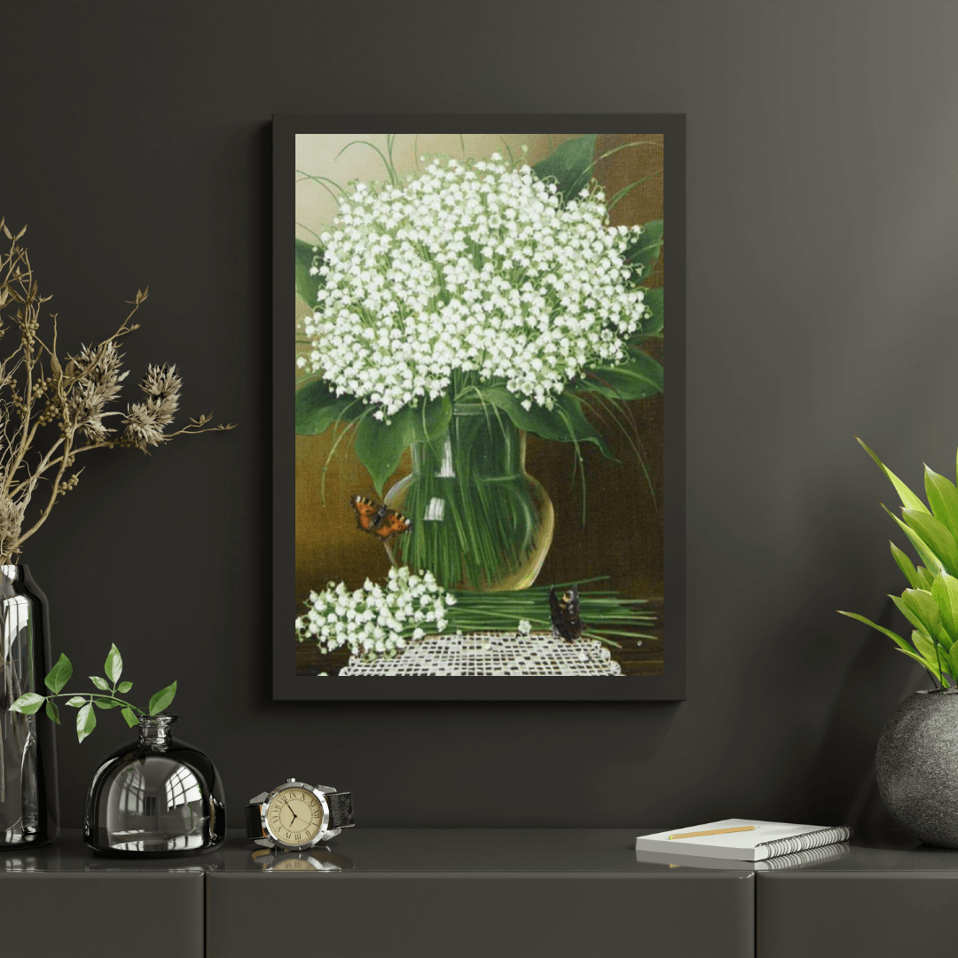 Diamond Painting Bloemen en vlinder - SEOS Shop ®