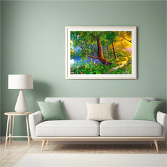 Diamond Painting Boom aan het water – SEOS Shop ®