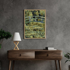 Diamond Painting Brug over een vijver met waterlelies - SEOS Shop ®