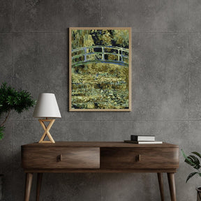 Diamond Painting Brug over een vijver met waterlelies - SEOS Shop ®
