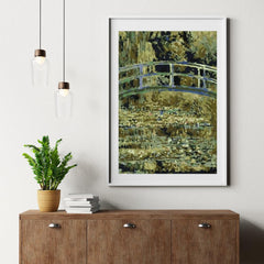 Diamond Painting Brug over een vijver met waterlelies - SEOS Shop ®