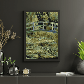 Diamond Painting Brug over een vijver met waterlelies - SEOS Shop ®