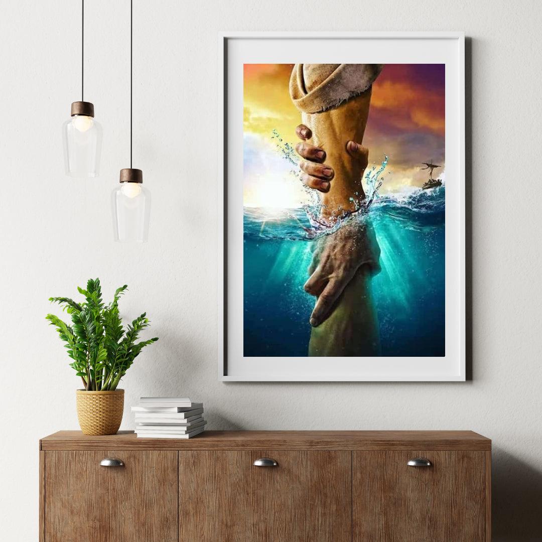 Diamond Painting De hand van God Jezus - SEOS Shop ®