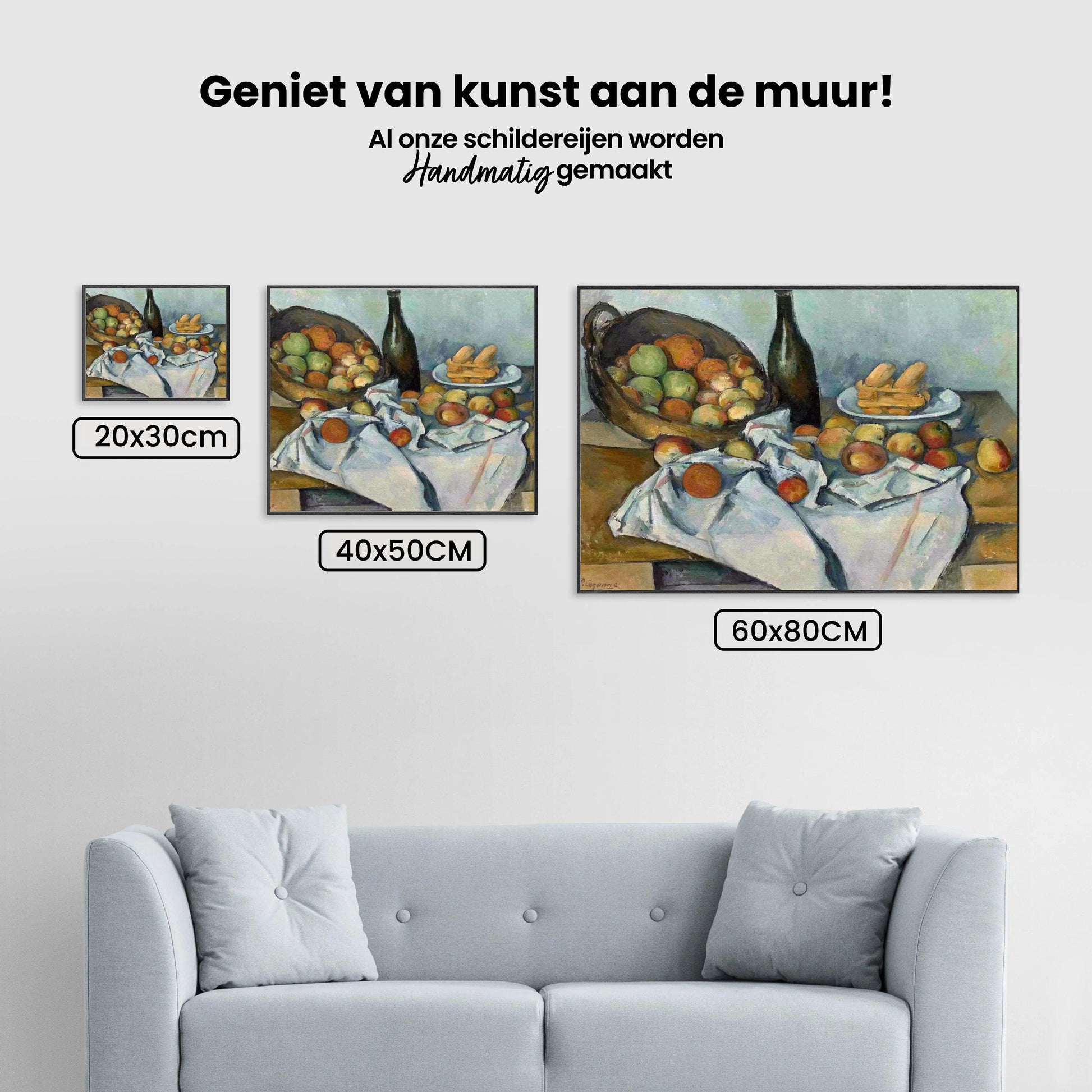 Diamond Painting De mand met appels (1893) - SEOS Shop ®