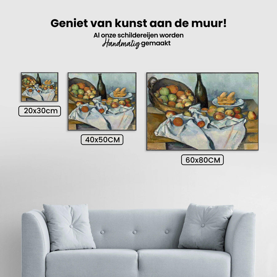 Diamond Painting De mand met appels (1893) - SEOS Shop ®