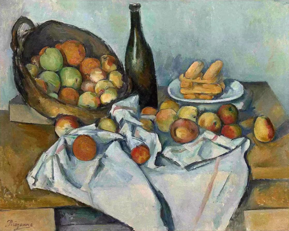 Diamond Painting De mand met appels (1893) - SEOS Shop ®