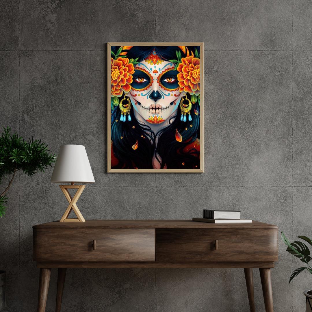 Diamond Painting Doodshoofd Vrouw - SEOS Shop ®