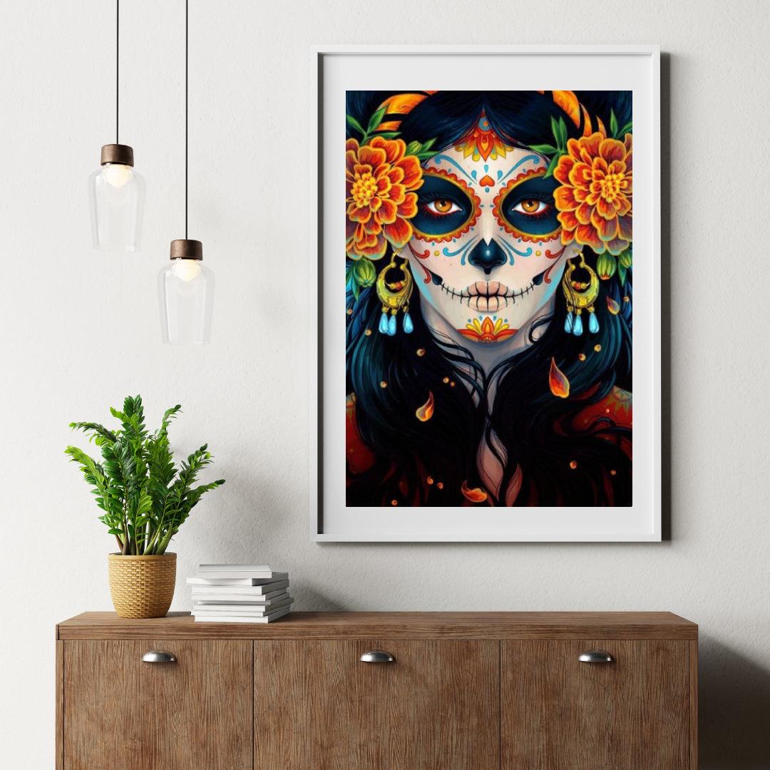Diamond Painting Doodshoofd Vrouw - SEOS Shop ®