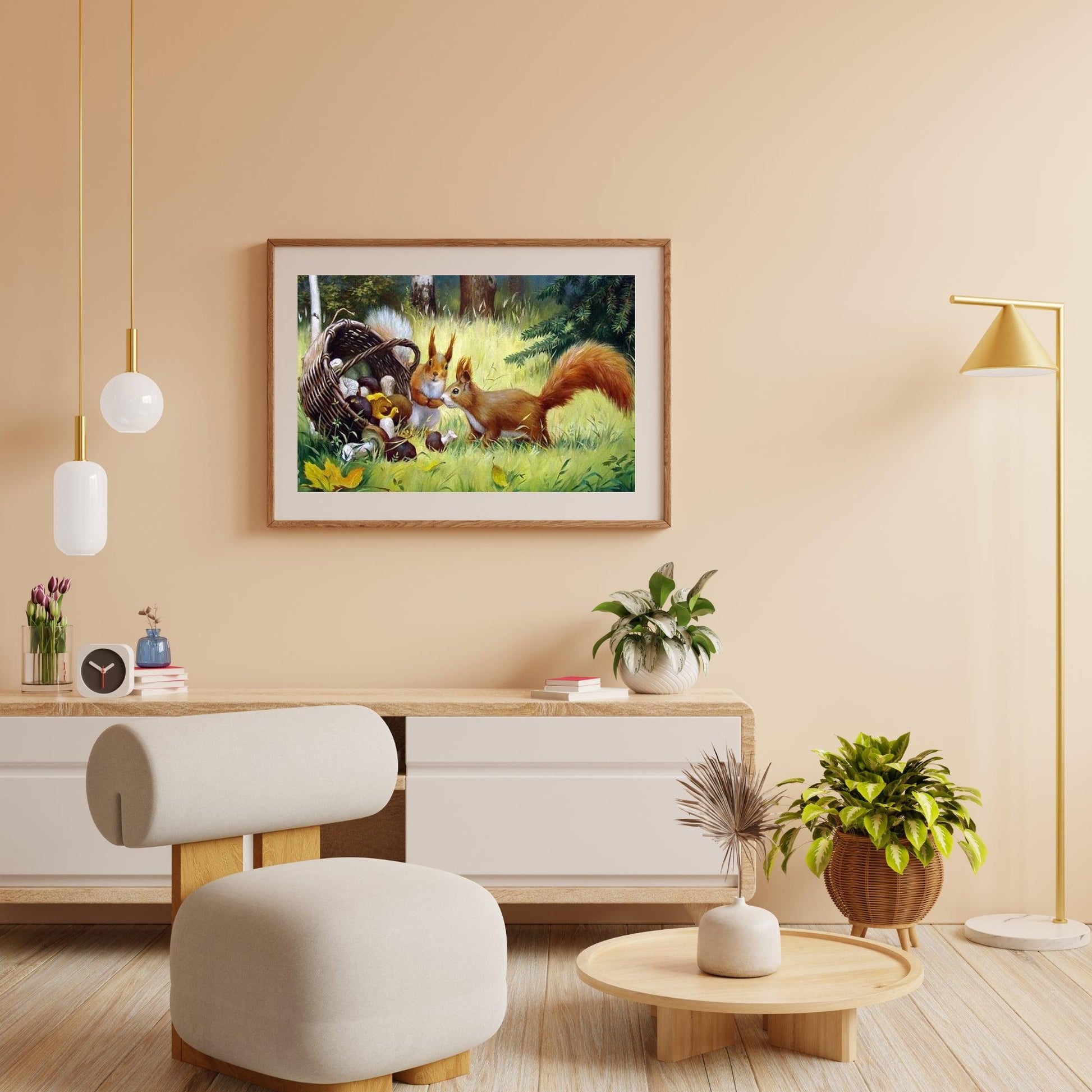 Diamond Painting Eekhoorn met Paddestoel - SEOS Shop ®