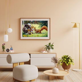 Diamond Painting Eekhoorn met Paddestoel - SEOS Shop ®