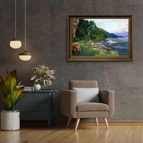 Diamond Painting Een ruiterpad in Tahiti - SEOS Shop ®