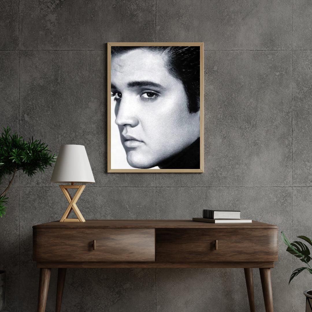 Diamond Painting Elvis Presley in zwart wit - SEOS Shop ®