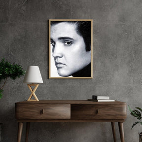 Diamond Painting Elvis Presley in zwart wit - SEOS Shop ®