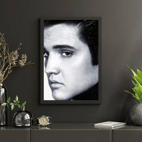 Diamond Painting Elvis Presley in zwart wit - SEOS Shop ®