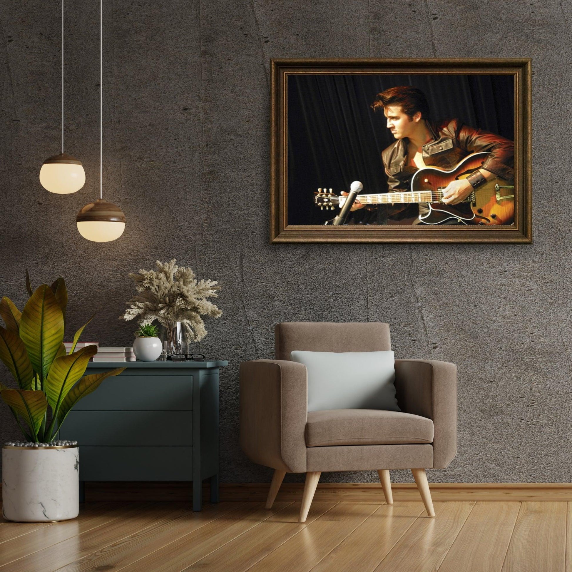 Diamond Painting Elvis Presley met gitaar - SEOS Shop ®