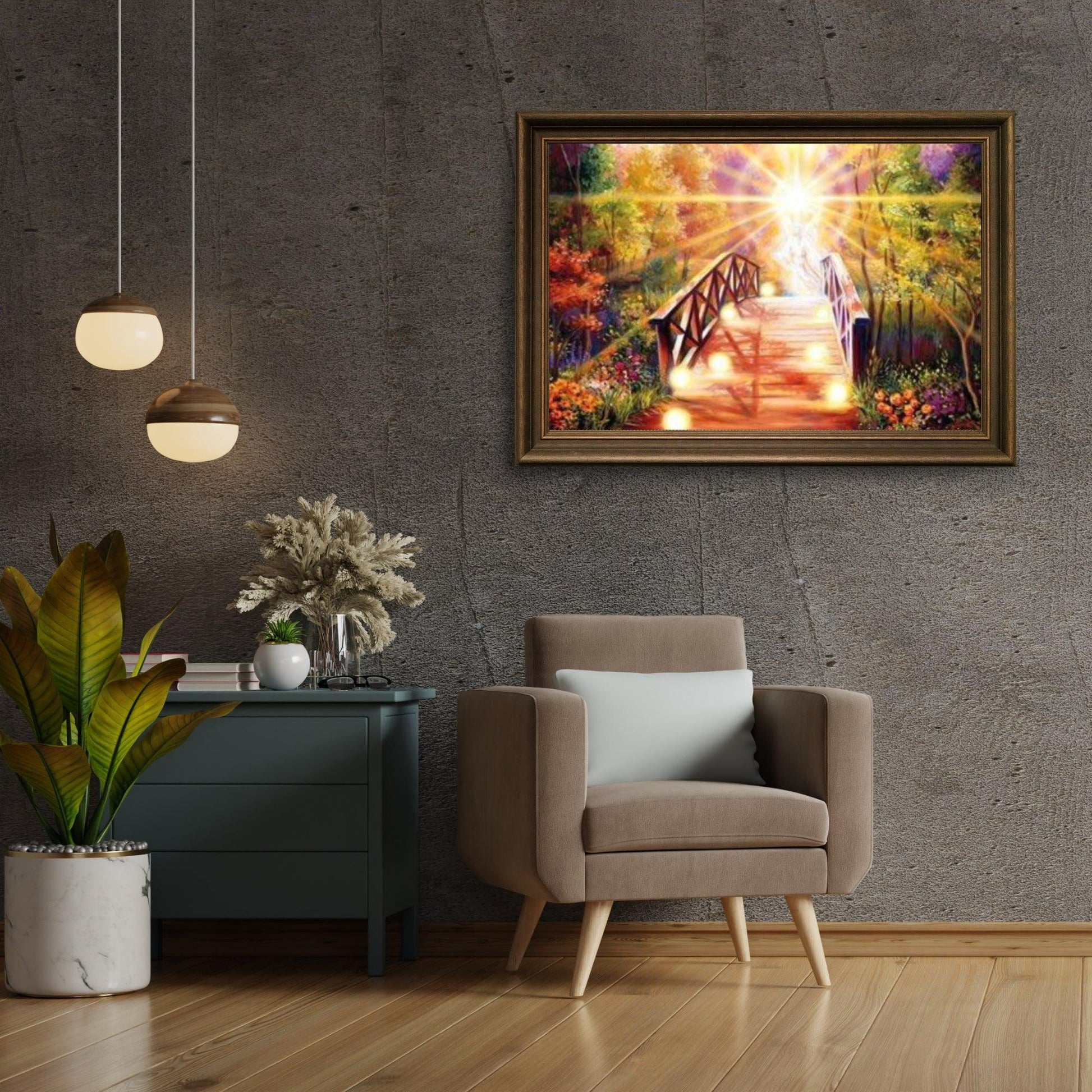Diamond Painting Engel op brug - SEOS Shop ®
