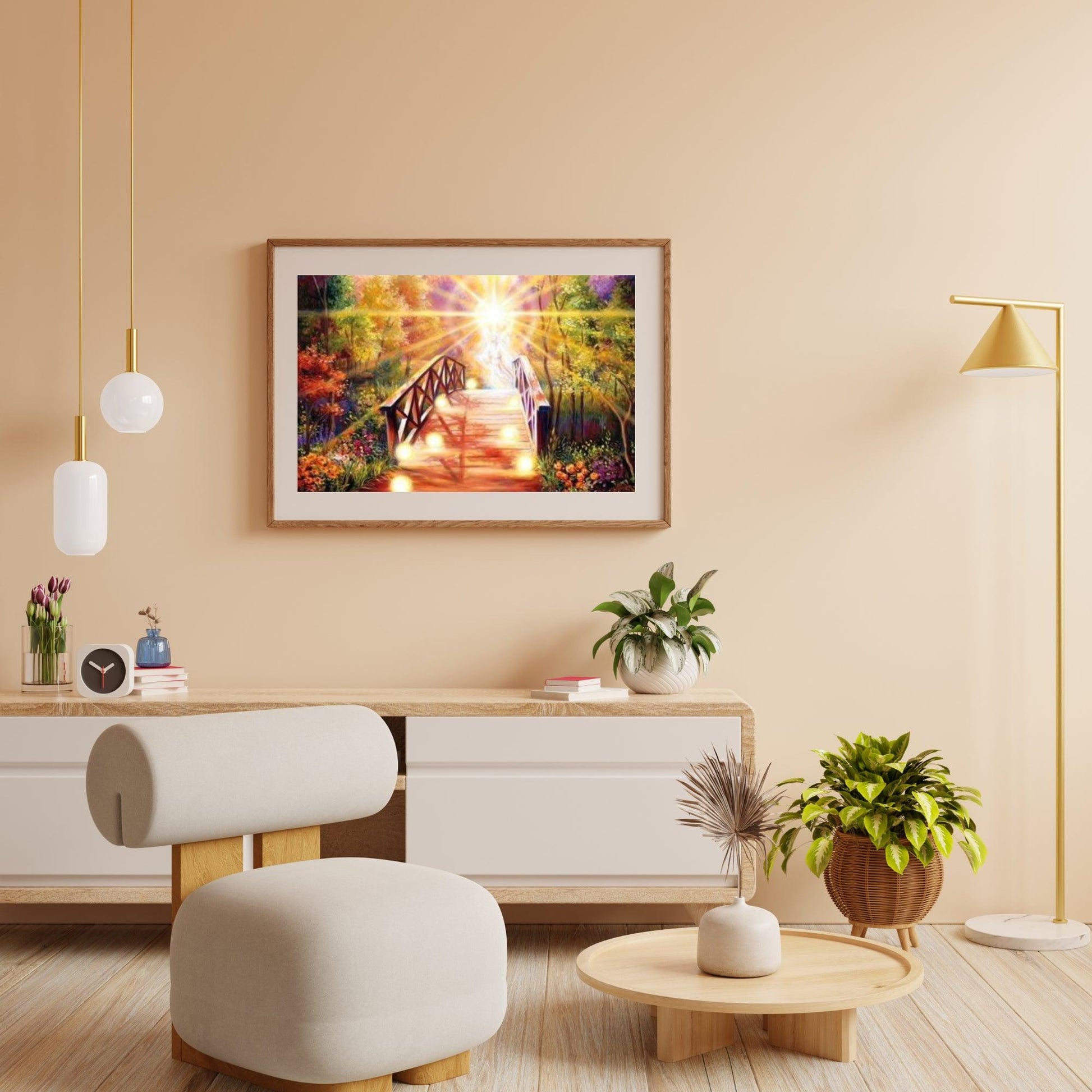 Diamond Painting Engel op brug - SEOS Shop ®