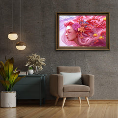Diamond Painting Fantasiemeisje met Vlinders