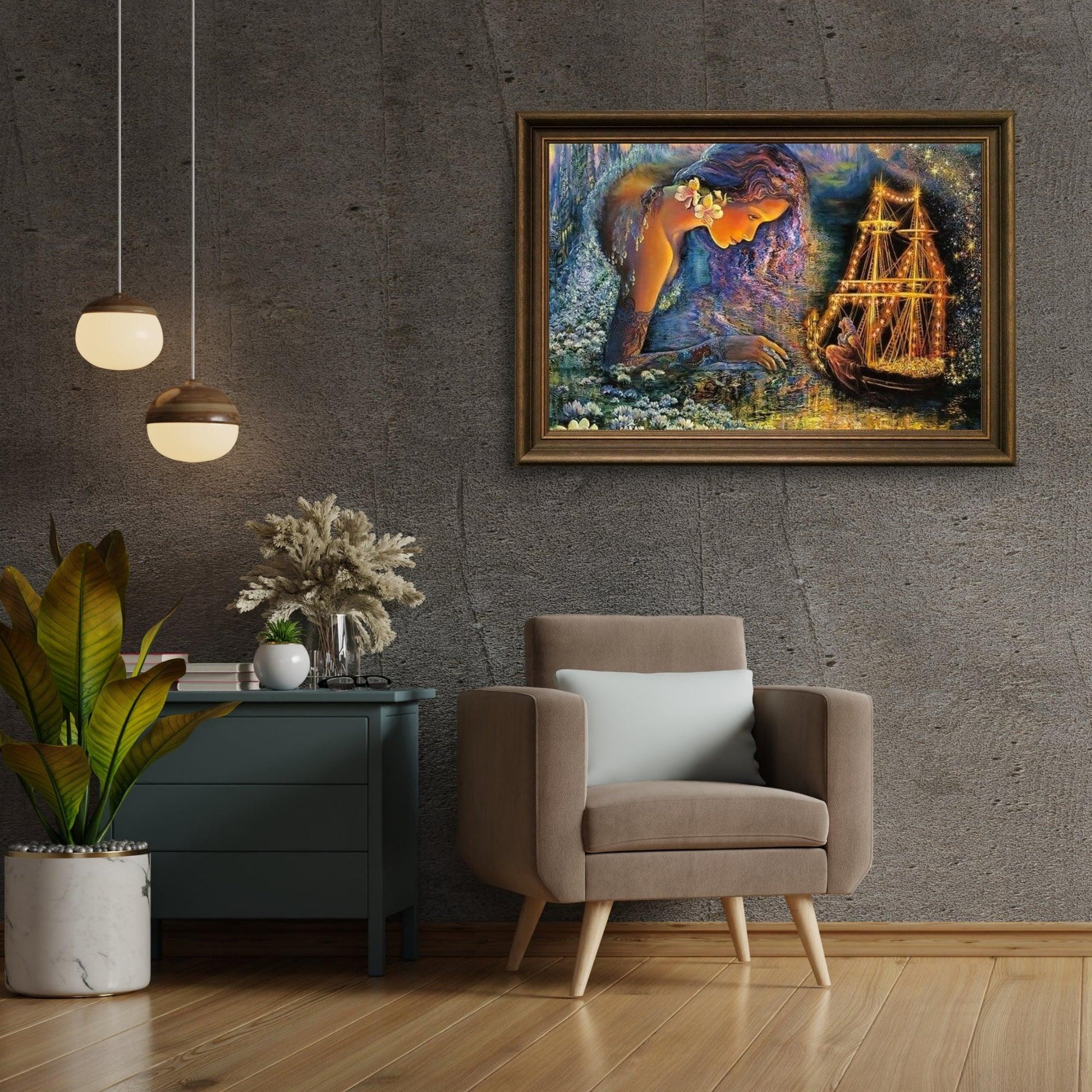 Diamond Painting Feeën in de magische boot - SEOS Shop ®