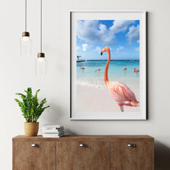 Diamond Painting Flamingo's op het strand - SEOS Shop ®