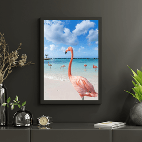 Diamond Painting Flamingo's op het strand - SEOS Shop ®