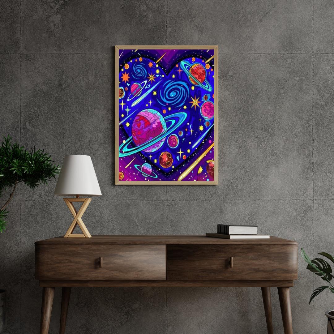 Diamond Painting Galaxy Hart - SEOS Shop ®