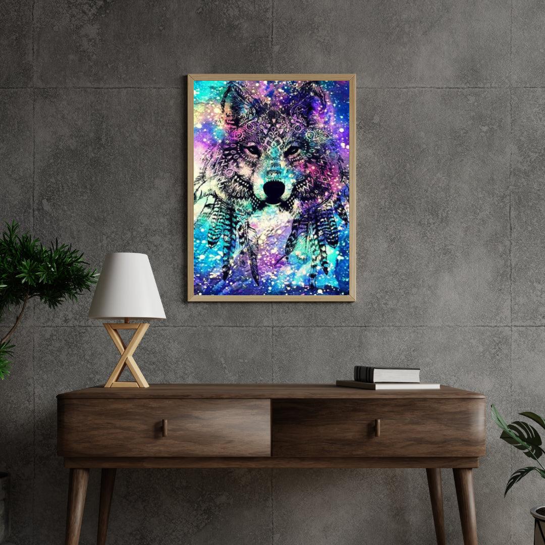 Diamond Painting Galaxy Wolf - SEOS Shop ®