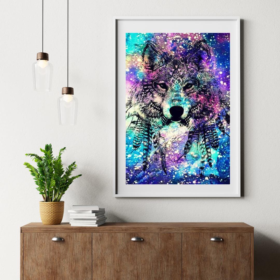 Diamond Painting Galaxy Wolf - SEOS Shop ®