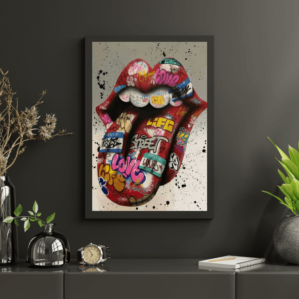 Diamond Painting Gekleurde Tong - SEOS Shop ®