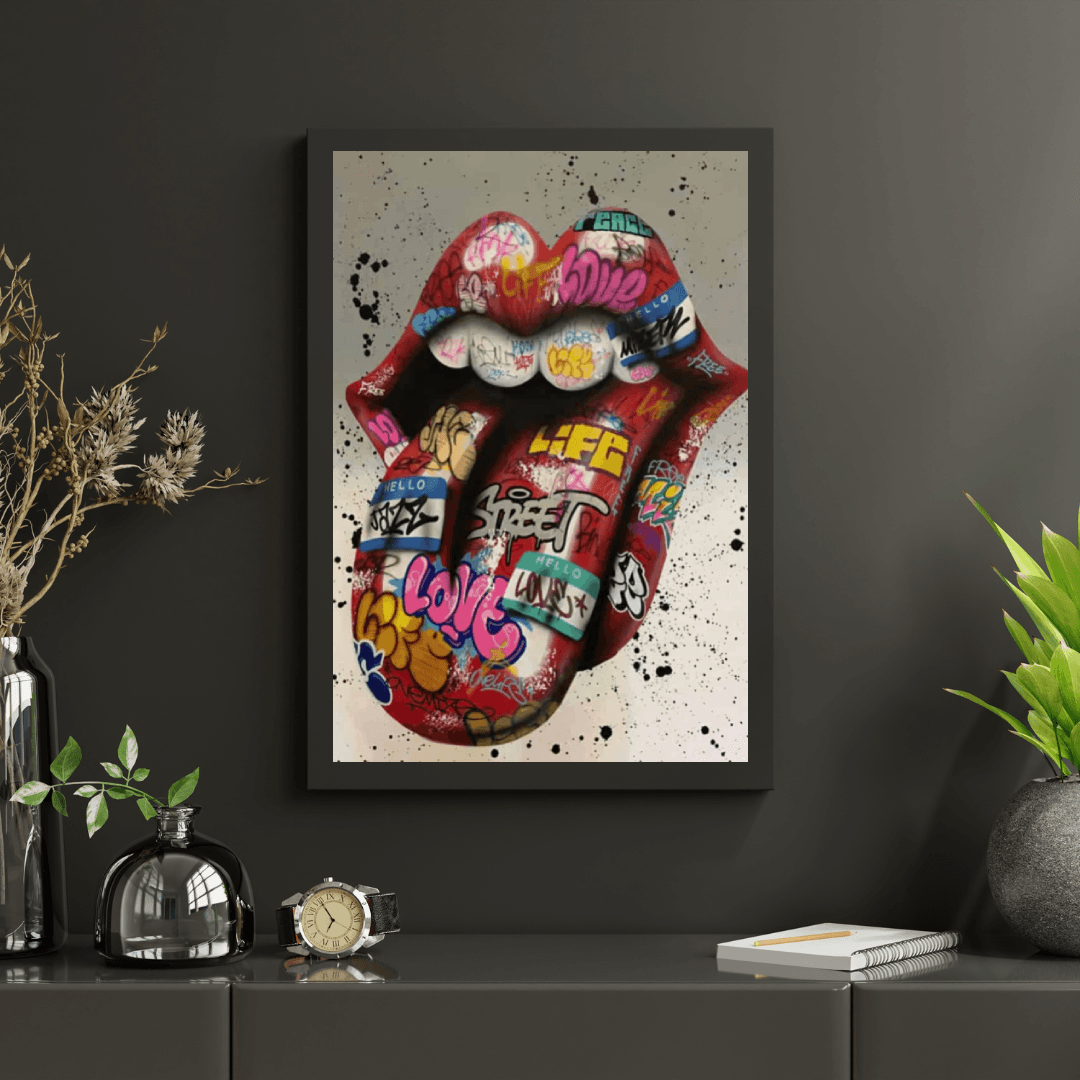 Diamond Painting Gekleurde Tong - SEOS Shop ®