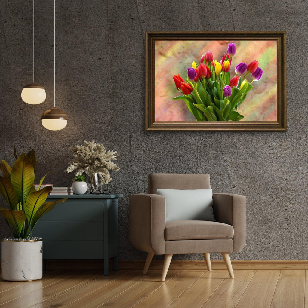 Diamond Painting Gekleurde tulpen - SEOS Shop ®