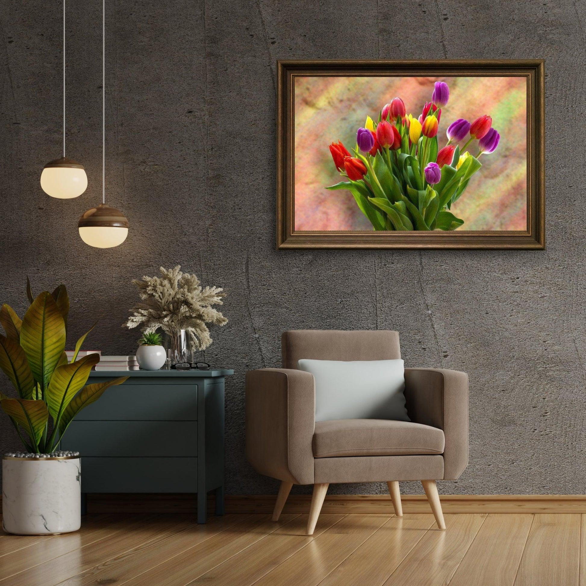 Diamond Painting Gekleurde tulpen - SEOS Shop ®