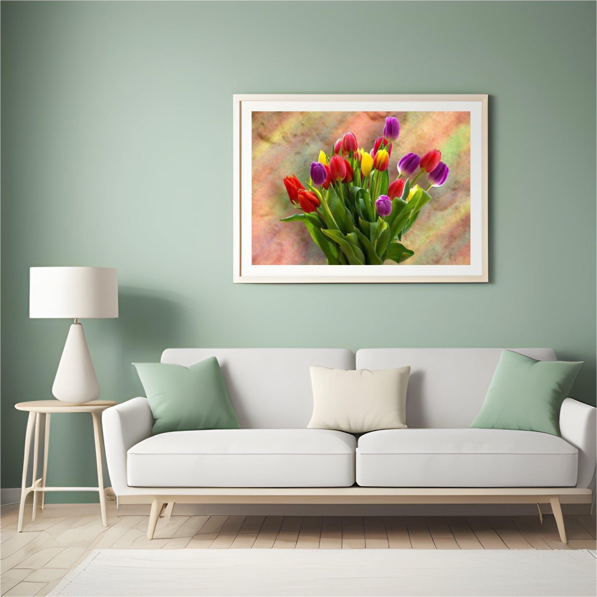 Diamond Painting Gekleurde tulpen - SEOS Shop ®