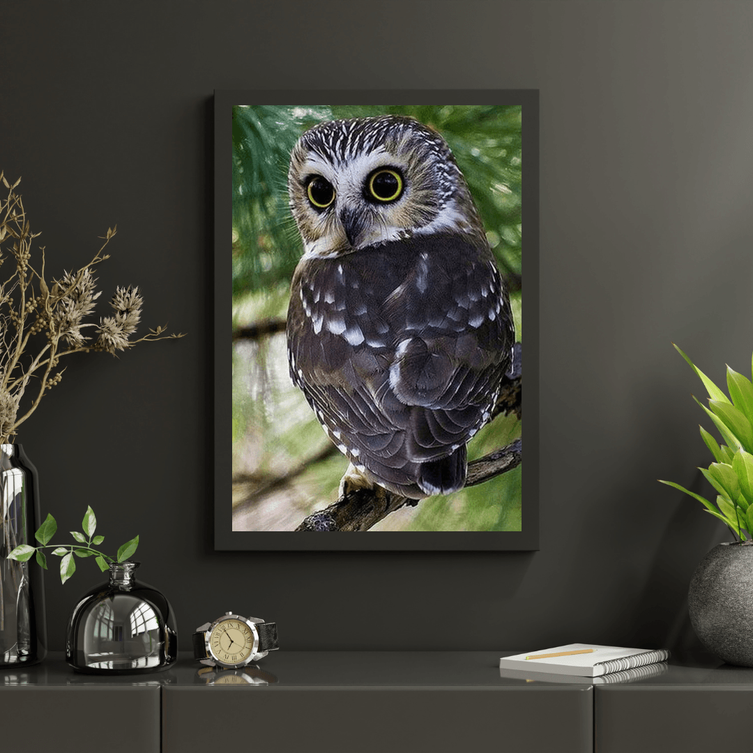 Diamond Painting Gele Ogen Uil - SEOS Shop ®