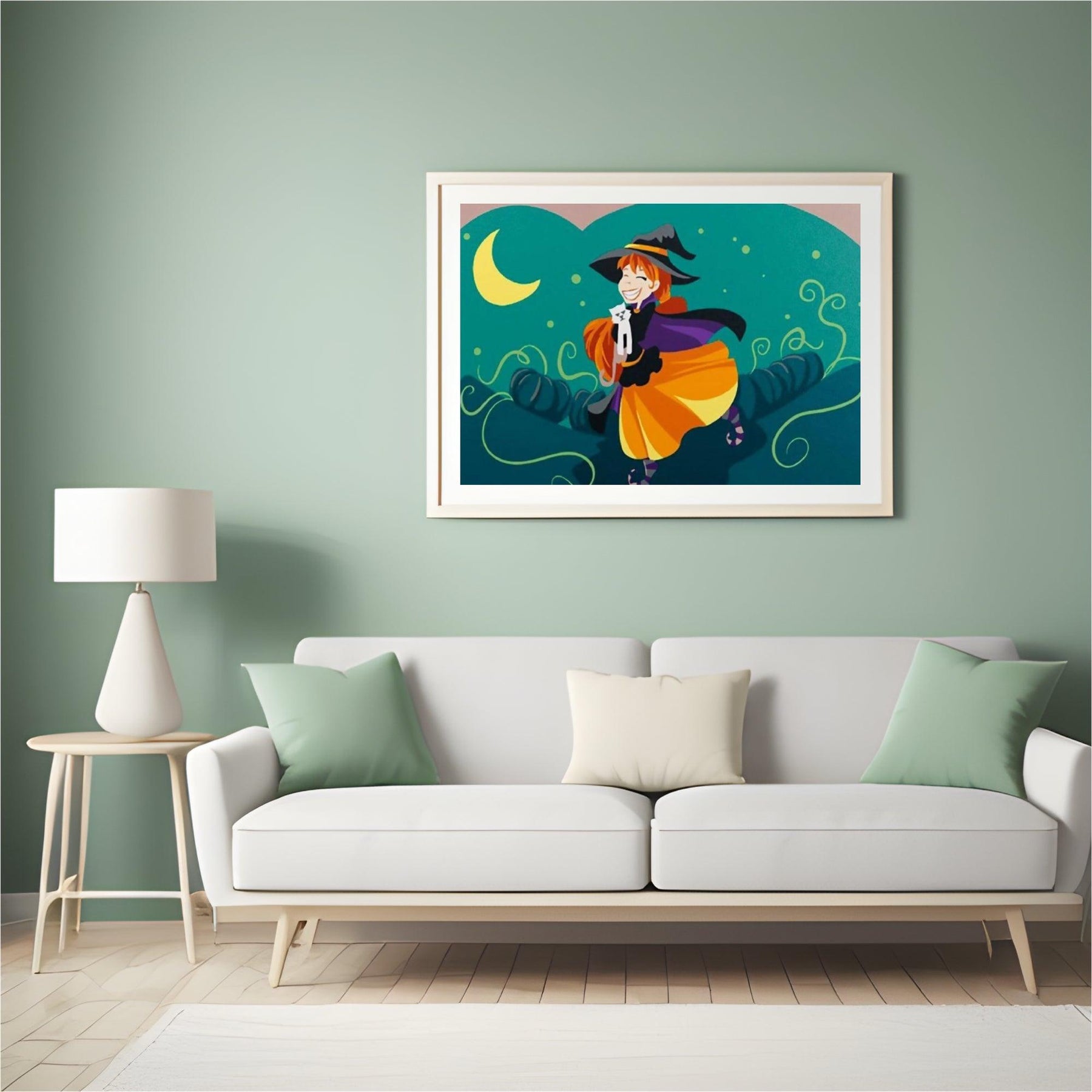 Diamond Painting Gelukkige goede kleine heks - SEOS Shop ®