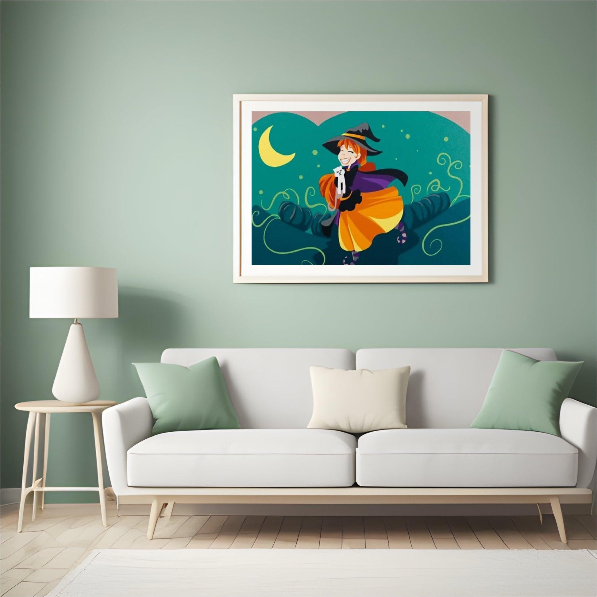 Diamond Painting Gelukkige goede kleine heks - SEOS Shop ®