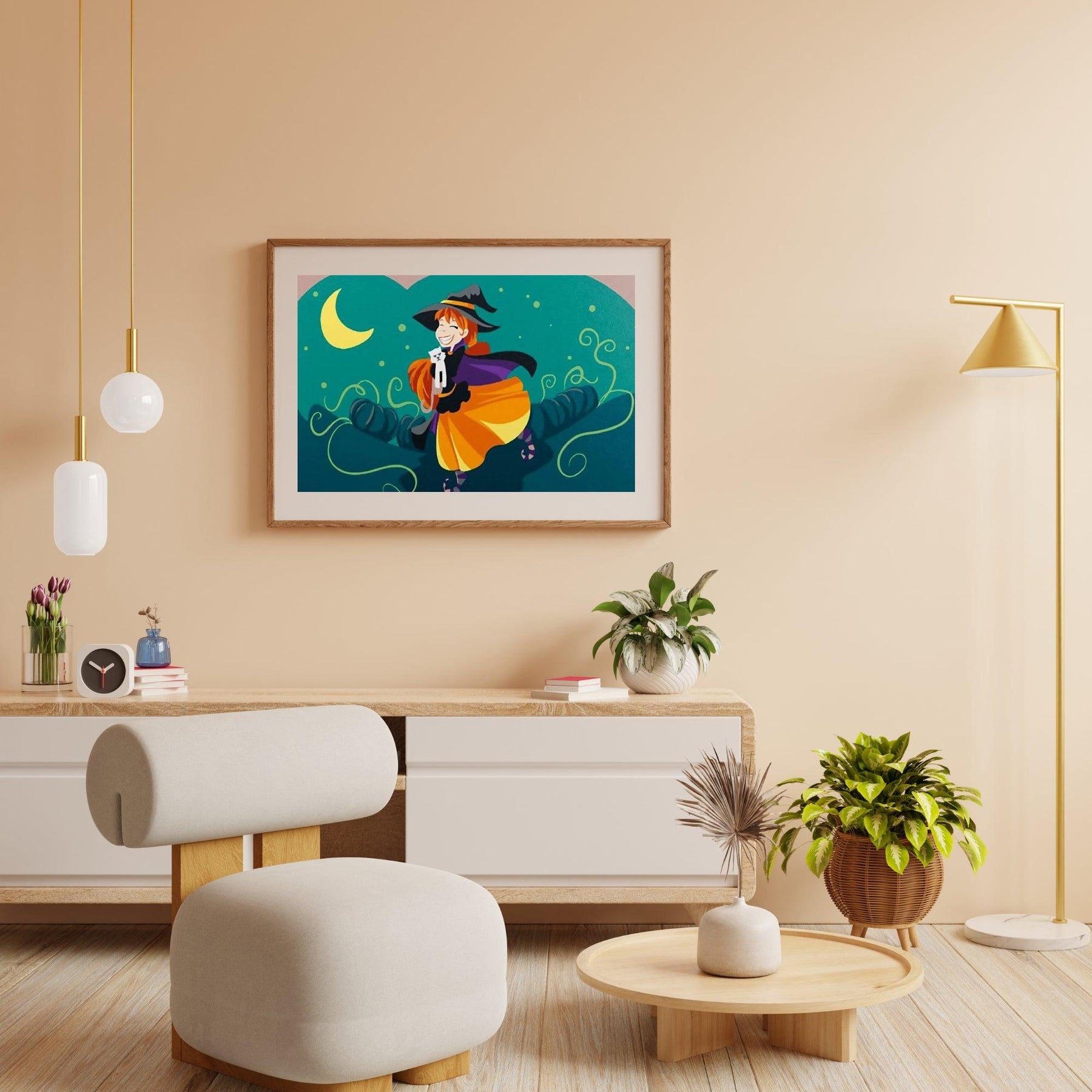Diamond Painting Gelukkige goede kleine heks - SEOS Shop ®