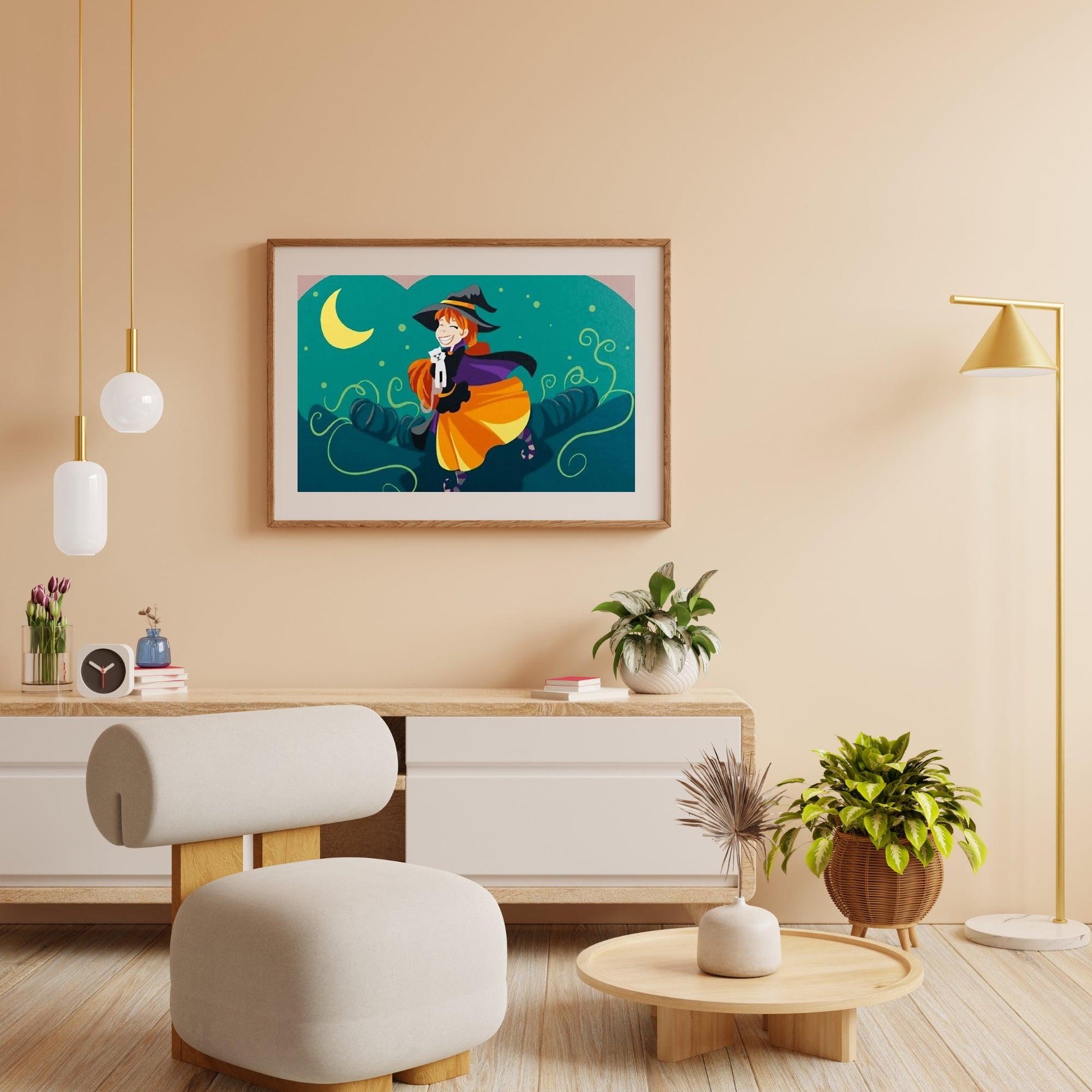 Diamond Painting Gelukkige goede kleine heks - SEOS Shop ®