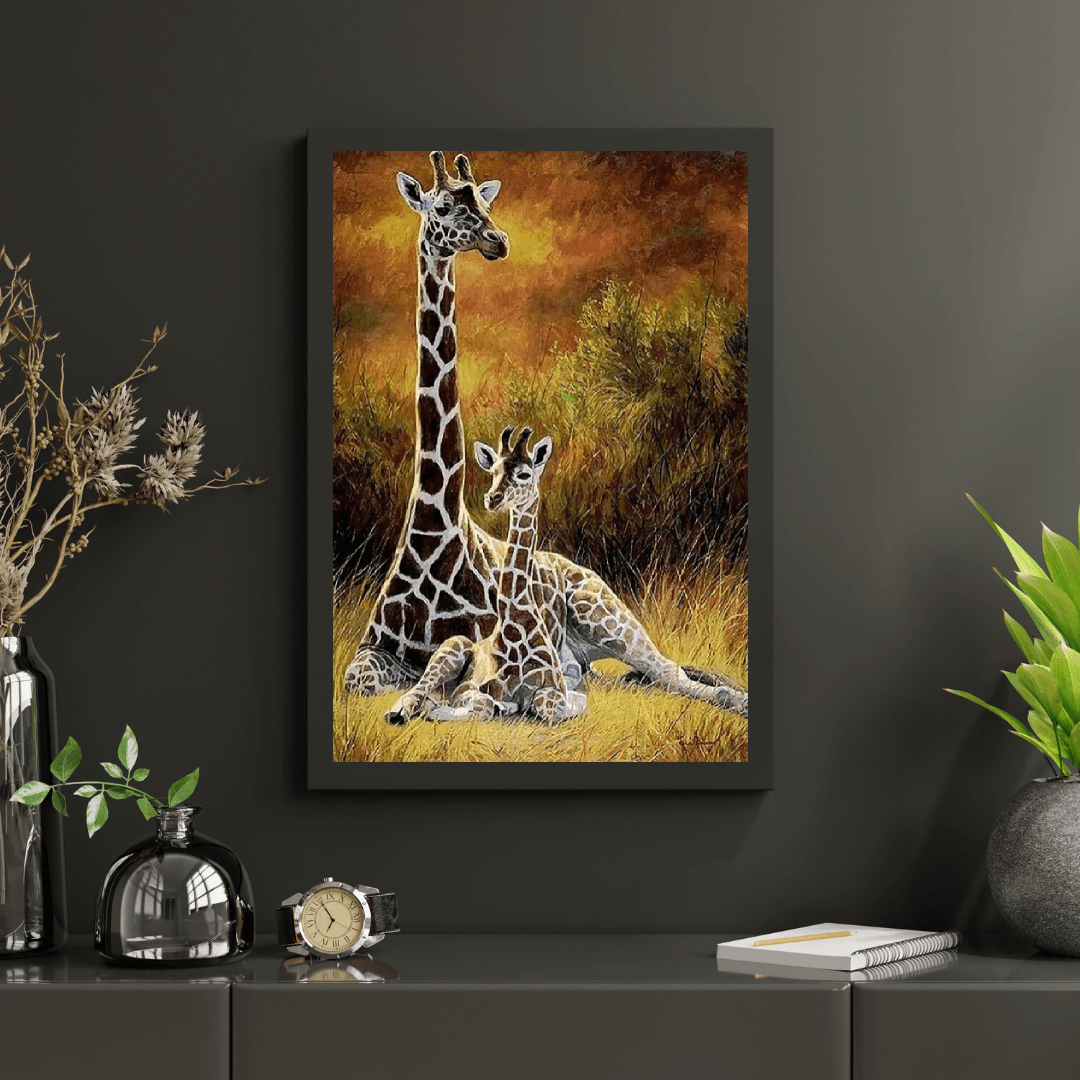 Diamond Painting Giraf Moeder en Kind – SEOS Shop ®