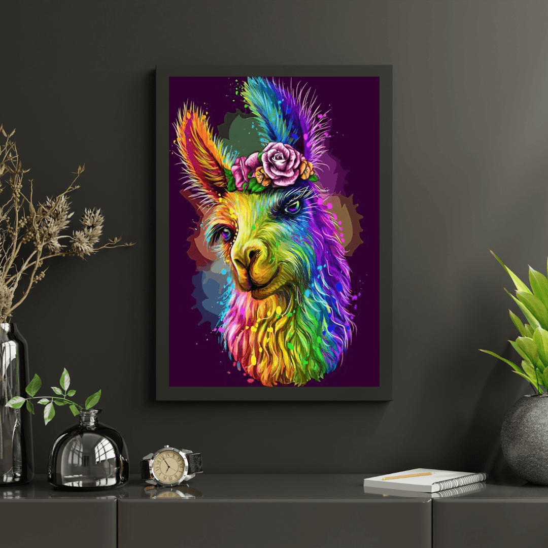 Diamond Painting Grappige lama - SEOS Shop ®