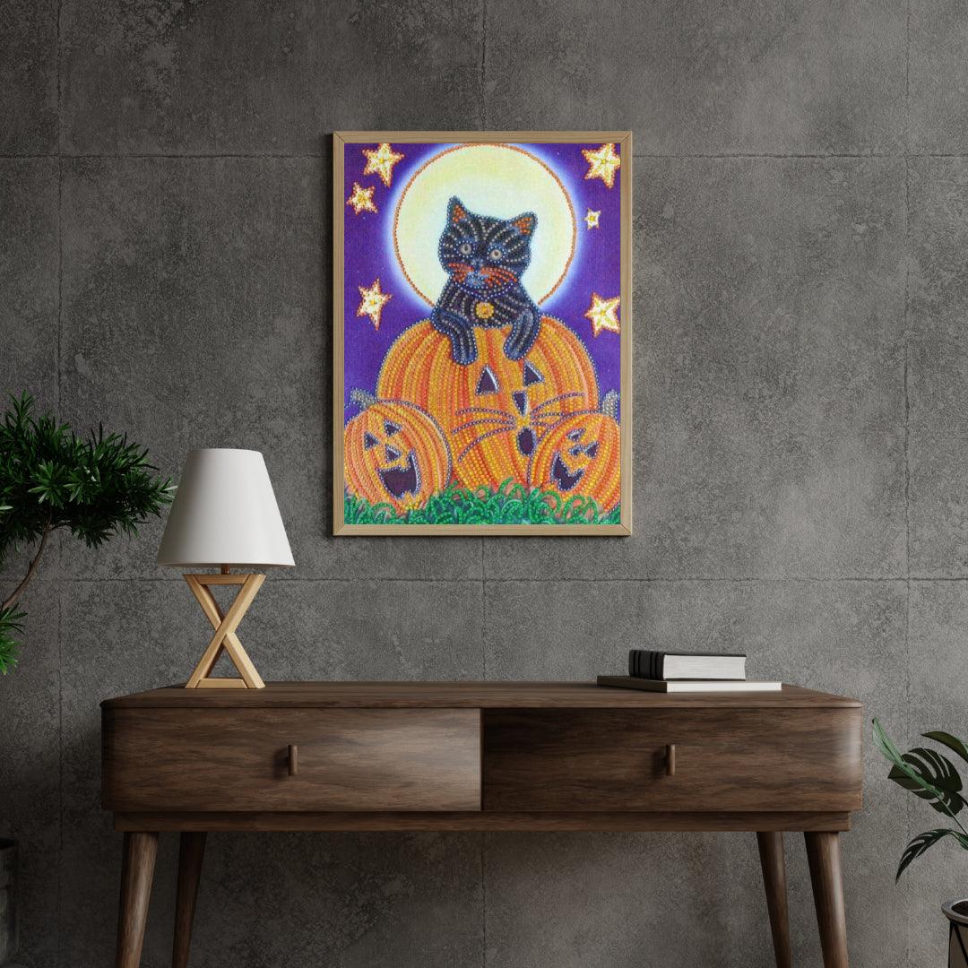 Diamond Painting Griezelige Pompoen Man - SEOS Shop ®