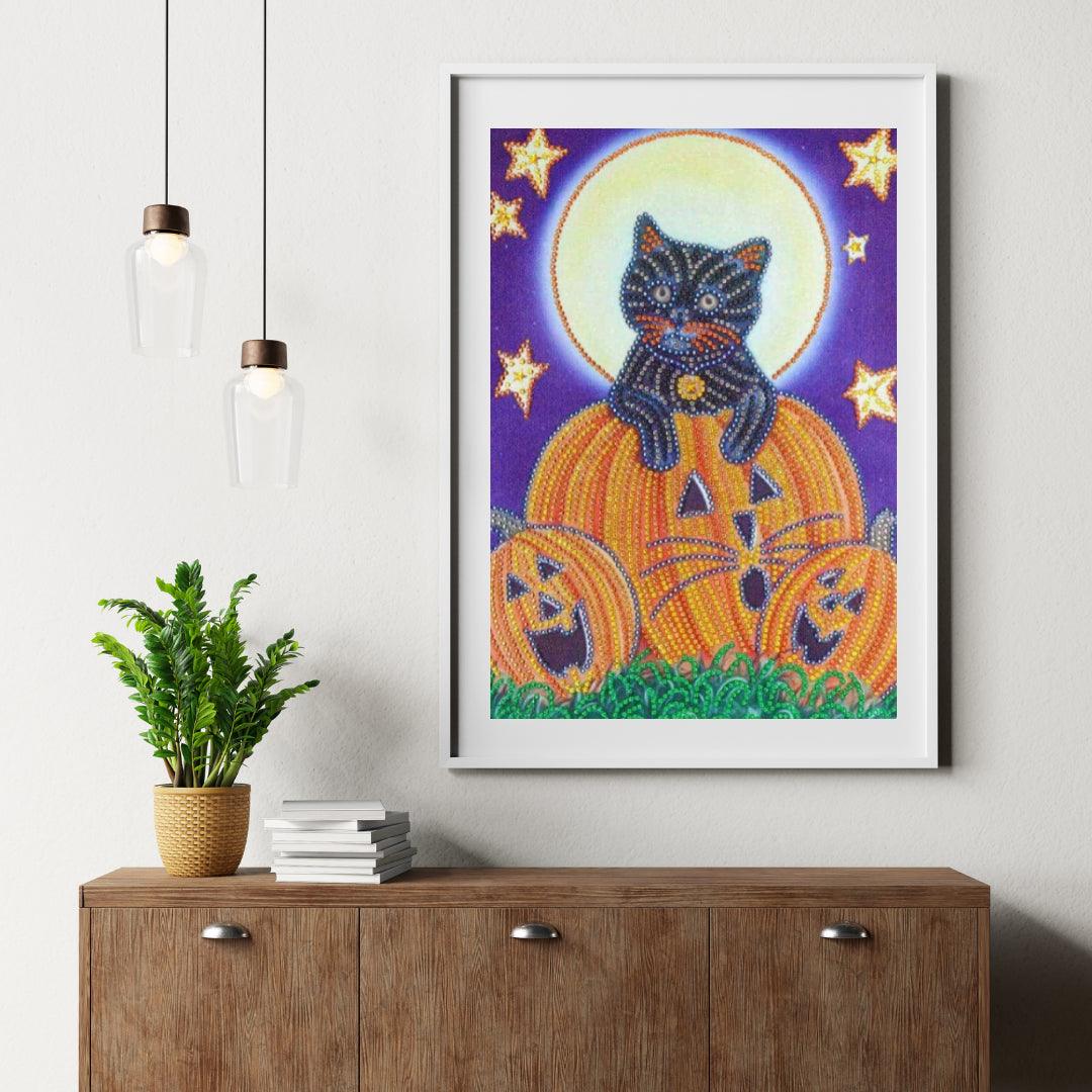 Diamond Painting Griezelige Pompoen Man - SEOS Shop ®