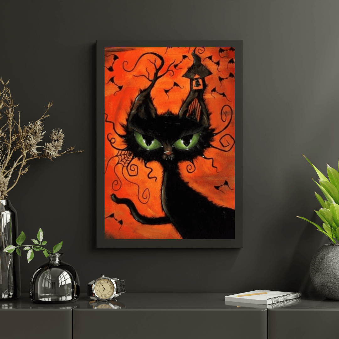 Diamond Painting Halloween Kat - SEOS Shop ®