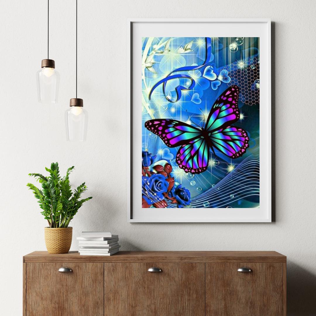 Diamond Painting Hart en Vlinder - SEOS Shop ®