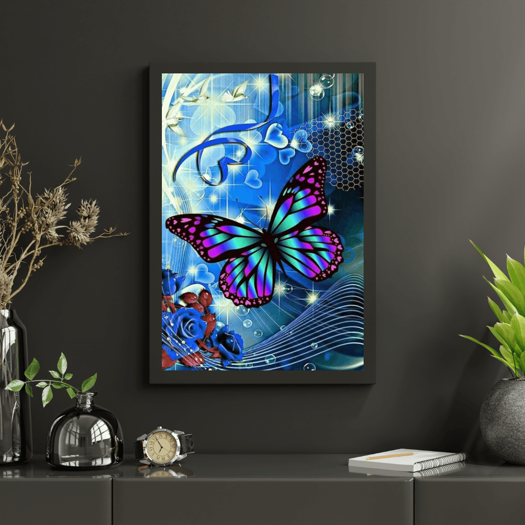 Diamond Painting Hart en Vlinder - SEOS Shop ®