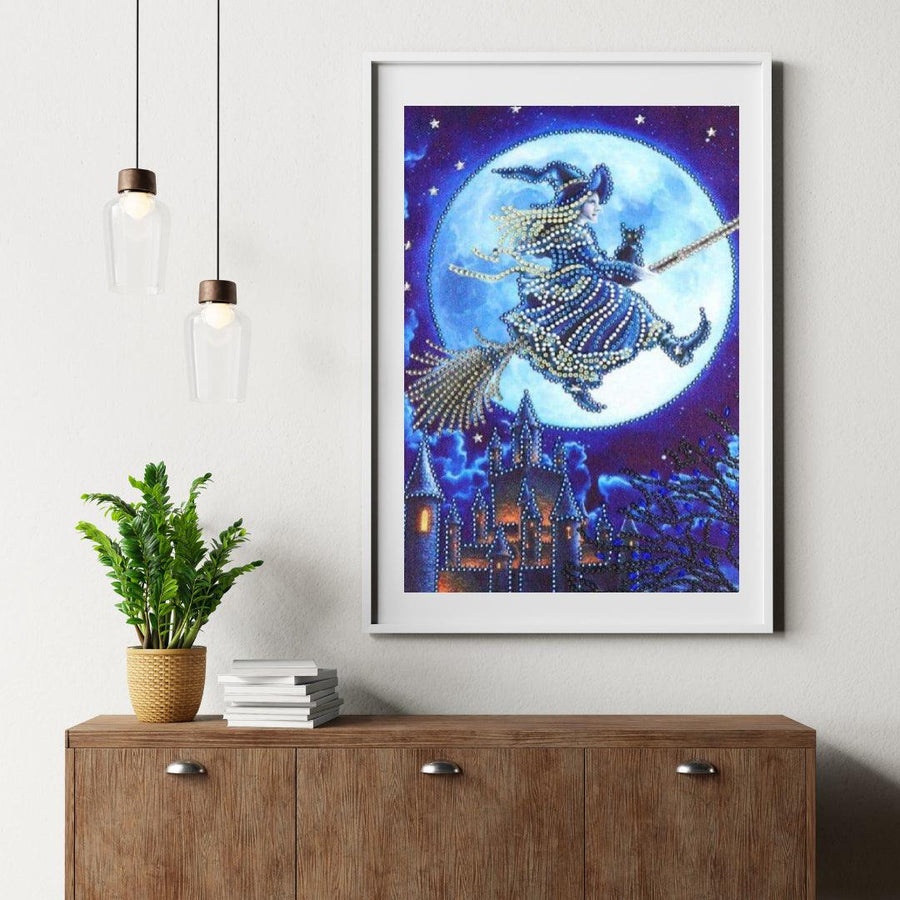 Diamond Painting Heks In Maanlicht - SEOS Shop ®