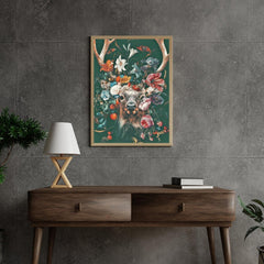 Diamond Painting Hert met bloemen - SEOS Shop ®