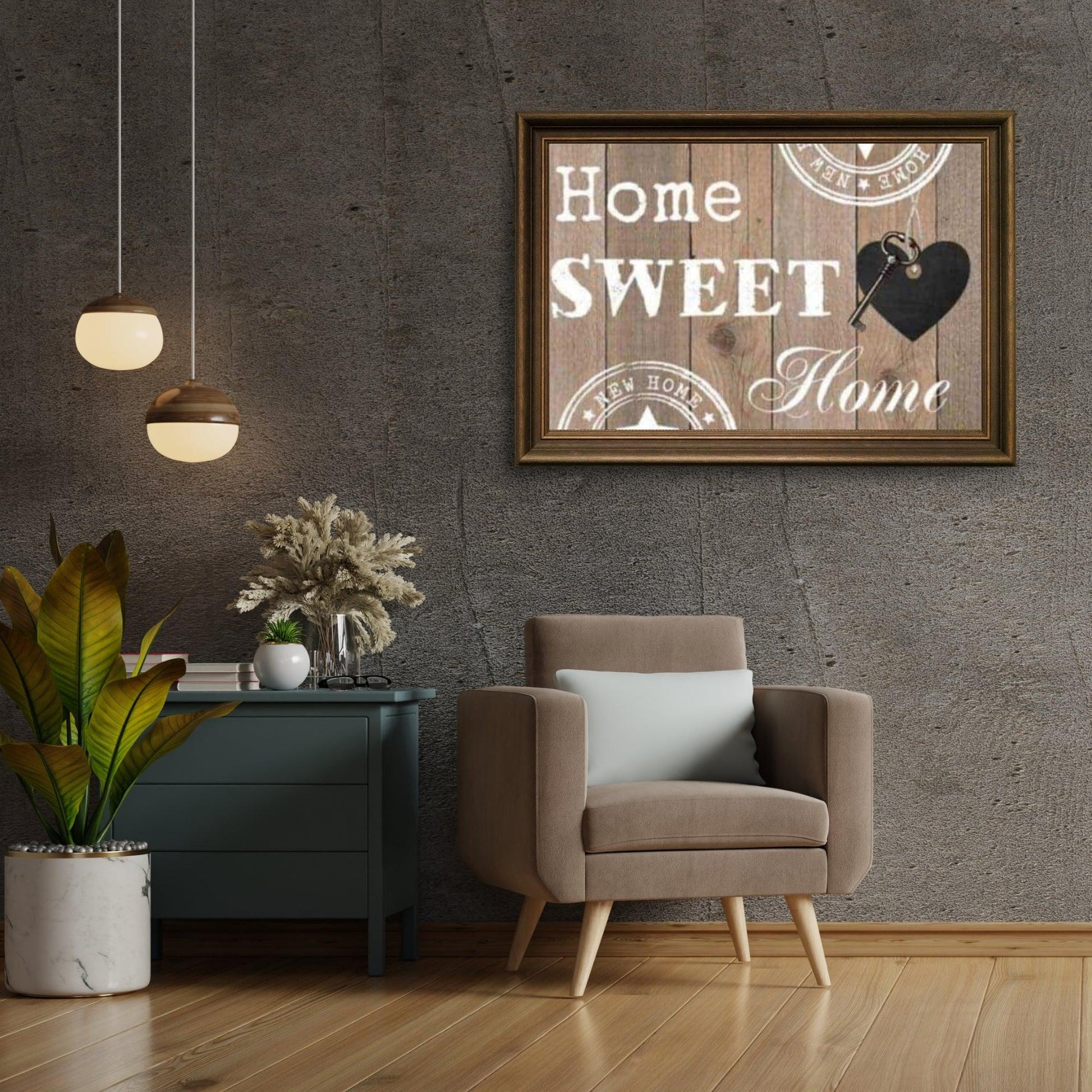 Diamond Painting Home Sweet Home Blank Hout 40x30cm – SEOS Shop ®